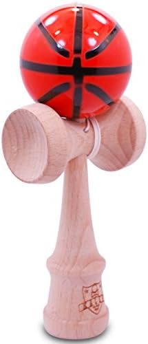 Basketball Orange &amp; Black Kendama And Extra String