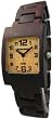 Tense Dark Sandalwood Square Unisex Wood Watch B8202D