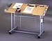 Adjustable Drawing and Craft Table