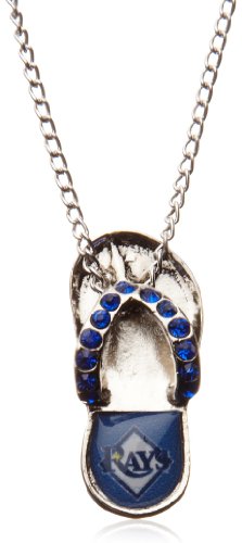 MLB Tampa Bay Rays Crystal Flip Flop Necklace