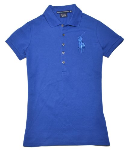 Ralph Lauren Sport Women Big Pony Logo Polo T-Shirt