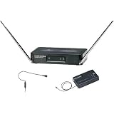 Audio Technica ATW-701/H92 700 Series Frequency-Agile Diversity UHF Wireless System with Pro 92CW Head-Worn Microphone (Black)