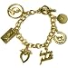BABY PHAT Iced Gold Toned CHARM BRACELET
