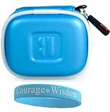 Secure digital media memory card case holds up to 12 SD cards + Wisdom*Cour ....
