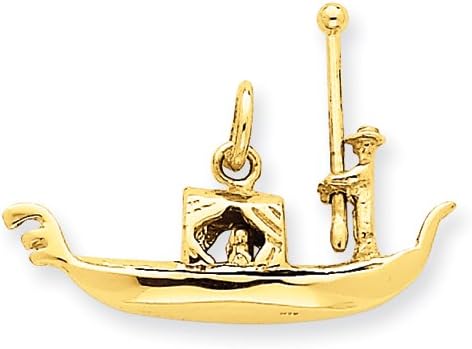 Italian Gondola Charm - 14kt Gold