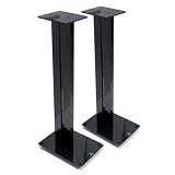 Lovan Affiniti 29 Speaker Stands, Piano Black (1 pair)