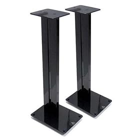 Lovan Affiniti 29" Speaker Stands, Piano Black (1 pair)