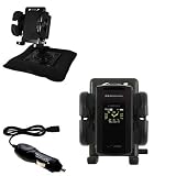 Samsung SCH-U900 Auto Bean Bag Dash Holder with Car Charger - Uses Gomadic TipExchange