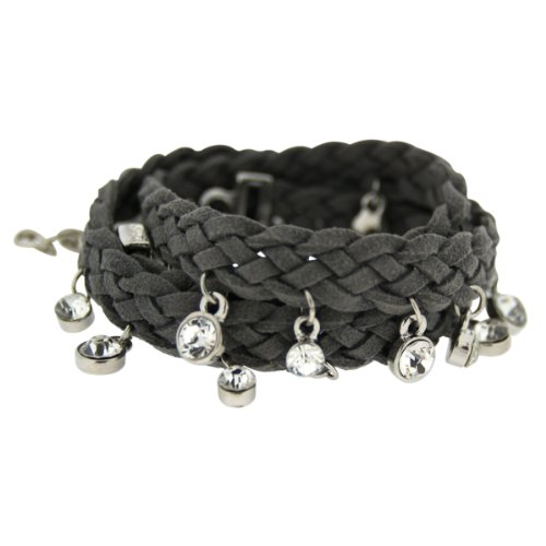 Sweet Deluxe Damen-Wickelarmband/Kette Daisy grau 18-60 cm 00375 Preisvergleich