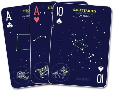 Adventure Publications Inc. AP32420 'Night Sky Playing Cards' Book