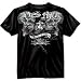 80372 BLACK INK USMC ''RAGING SKULLS'' - BLACK T-SHIRT (XLARGE)