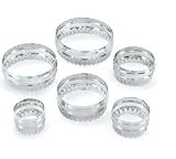 Fox Run 6-Piece Plain and Crinkled Double Sided Biscuit Cutter Set