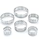 Fox Run 6-Piece Plain and Crinkled Double Sided Biscuit Cutter Set