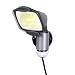 Cooper Lighting MS100PG 110-Degree 100-Watt Portable Plug-in Motion Security Floodlight, Gray