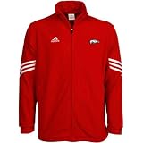 adidas Arkansas Razorbacks Cardinal Team Logo Micro Fleece Jacket