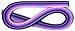 PAPLIN PAPER PAP7600 Paplin Quilling Strip Purple 100Pc