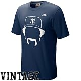 Nike Rich Gossage New York Yankees Hair-itage T-shirt - Navy Blue
