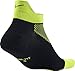 Nike Elite Run Lightweight No Show Black/Volt/Volt Men's 10-11.5, Women's 11.5-13