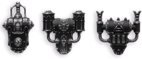 Maxmini 28mm scale conversion bits Gothic Backpacks (6) Miniature TOYS