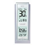 CASIO (カシオ) 掛け時計 WAVE CEPTOR ウェーブセプター 電波時計 IDC-200J-8JF 電子日めくり六曜カレンダー機能搭載