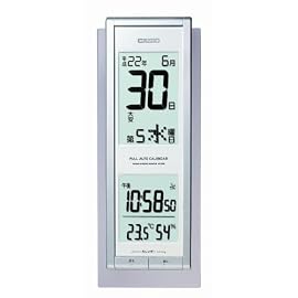 CASIO wave ceptor  電波クロック IDC-200J-8JF 電子日めくり六曜カレンダー機能搭載