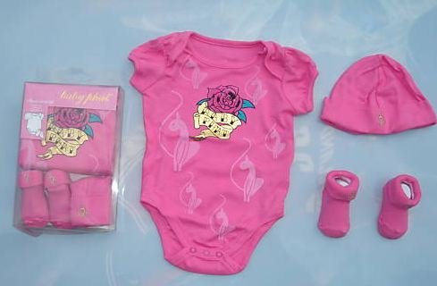 Baby Phat 3 piece Infant set baby Onesie