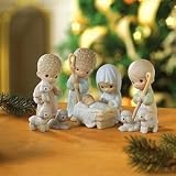 Precious Moments Nativity Series, Set/9 Nativity Figurines W/CD