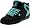 Black/Aruba Blue