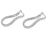 Image of Oliver Weber 8476 Rhodium Swarovski Crystal Earrings