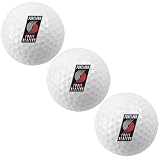 NBA McArthur Portland Trail Blazers White 3-Pack Golf Balls