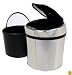 iTouchless Fully Automatic Stainless Steel Touchless Trashcan TX, 1 Gallon (6 Liter)