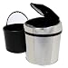 iTouchless Fully Automatic Stainless Steel Touchless Trashcan TX, 1 Gallon (6 Liter)