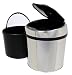 iTouchless Fully Automatic Stainless Steel Touchless Trashcan TX, 1 Gallon (6 Liter)