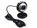 Hootoo U19 Webcam 8.0m 6led Light Silver+black