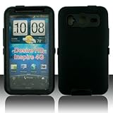 Powertag Full Protection Case Black on Black for Htc Inspire 4g with Belt C ....