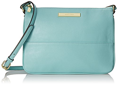 Anne Klein Shimmer Down II Crossbody Bag, Celeste, One Size