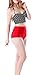 Women Vintage 50s Pinup Girl Rockabilly High Waist Retro Bikini Swimsuit Set