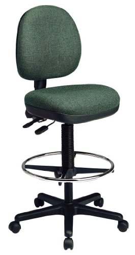 DC940 Office Star - Intermediate Height Deluxe Ergonomic Drafting Chair