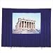 Fabric Skirts - Fast-Fold Velour Drapery Kits For Truss Deluxe Frames Fabric Color: Black, Skirt Bar Included: Yes, Screen Size: 12' x 12'