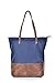 Gootium 41232 Canvas Full Grain Leather Shoulder Handbag