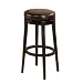 Armen Living Mbs-450 30-Inch Backless Swivel Barstool, Brown