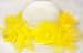 Yellow Feather Chilld Tea Party Hat