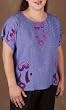 Rayon Batik T-Shirt Blouses - Close Out!