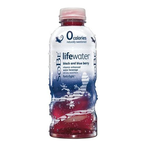 SoBe Lifewater 0 Calories, Black & Blue Berry, 20-Ounce Bottles (6 Pack)