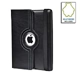 Premium Swivel Magnetic Smart Leather Stand Case Cover For Apple iPad2 2nd Gen WIFI 3G (Black, SmackTom Packaging)