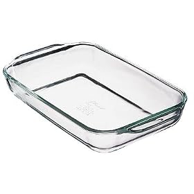 Tray, drying, Pyrex Brand 3175, autoclavable, 4655 mL, 380 mm L x 255 mm W x 50 mm H, case of 4