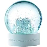 Wedgwood Snowglobe Christmas Ornament, White