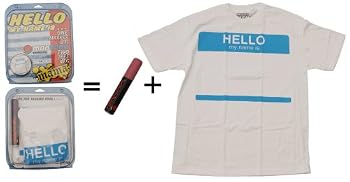 MAMA / MONTANA 'Hello, My Name Is' 2 shirts & a marker!!