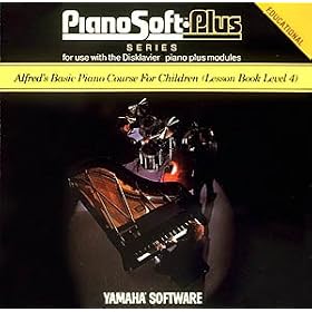Alfred's Basic Piano Course for Children Lesson Book Level 4 Diskette - PianoSoft Plus Series for use with the Disklavier piano plus modules