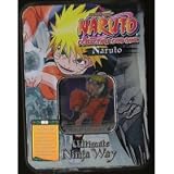 2007 Naruto CCG Ultimate Ninja Way Collectors Tin - Blue - Naruto (Includes 5...